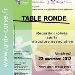 Table Ronde à l'Université de Corse le 23 Novembre Dernier