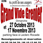 VIDE GRENIER 27 Octobre 2013 - AIUTU CORSU
