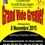 Vide Grenier 8 Novembre 2015 - AIUTU CORSU