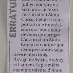 Article de presse sur l'Action au Centre Jean Simi à Île-Rousse